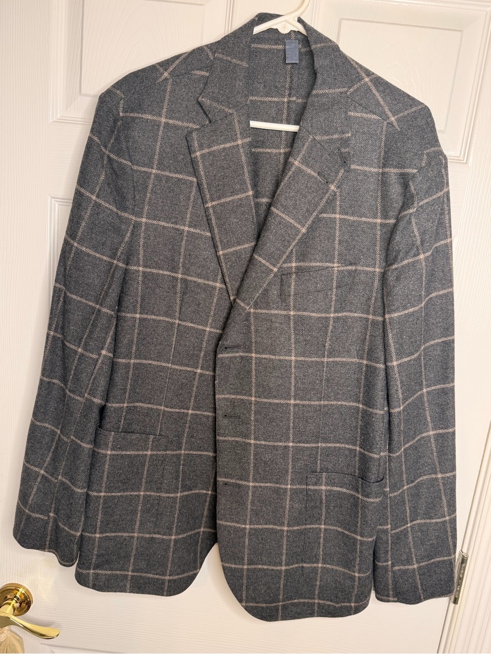 Daniel Cremieux Gray Windowpane Sport Coat